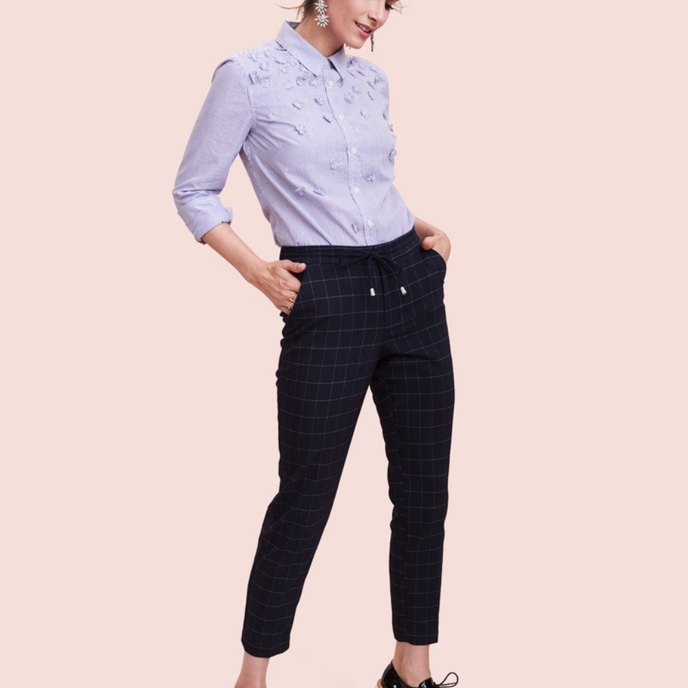 A New Day Purple Button Down Blouse